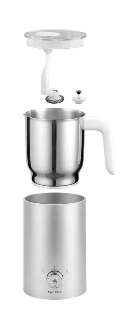 Rrahës qumështi elektrik Zwilling Steel 53104-000-0, çelik inox, i zi