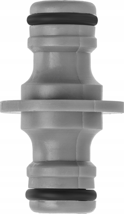 Поврзувач за црево Ричман C0247, 1/2", пластика, сив