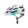 Helmet biçiklete Meteor Ovlo, i ajrosur, i rregullueshëm 55-58 cm, i bardhë me jeshile