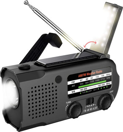 Radio emergjence Mozos ER-01, 5000mAh, me diell edhe dinamo, jeshile