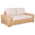 Divan i jashtëm 2-ulëse Tropel 192x88x70-85Hcm (HM9809), bardhë