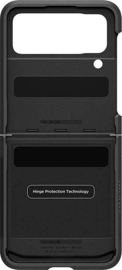 Mbrojtëse telefoni Spigen Tough Armor, Samsung Galaxy Z Flip 4 5G, duruese nga goditjet, e zezë