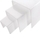 Set ura dekorative akrilike HELIOS Acrylic Decorative Bridges, 3 copë, opal e bardhë