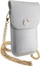 Çantë univerzale telefoni Hello Kitty Leather Metal Logo Chain, me zinxhir, argjendi