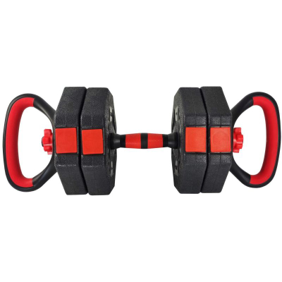 Set ganxhash EB Fit 2 në 1, 10 kg, peshë që e çon sa do vetë, e zezë