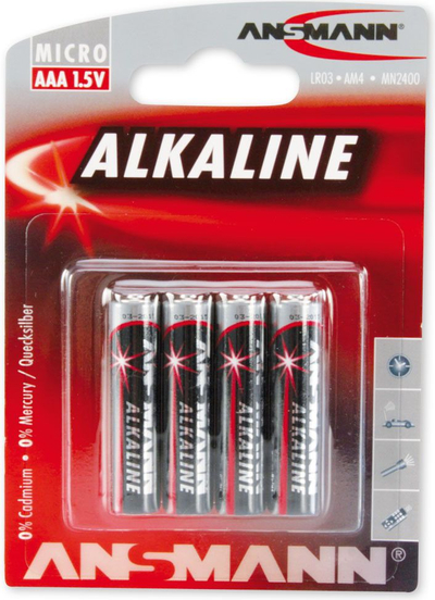 Set i baterive Ansmann AAA/R03, 1.5V, 4 copë