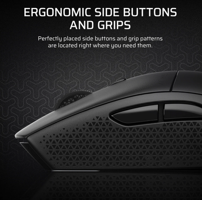 Mouse gaming CORSAIR M55 Wireless, optik, pa kabllo, i zi