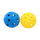 Toptha pickleball Sunflex Funsport Combi 53519, set me 2 copë, blu edhe i verdhë