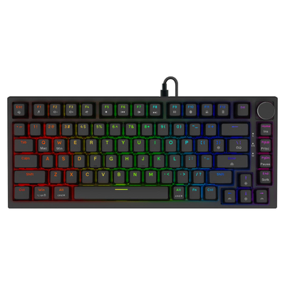 Tastierë gaming Savio ASTRAL BLACK JADE, 82 taste, RGB, e zezë
