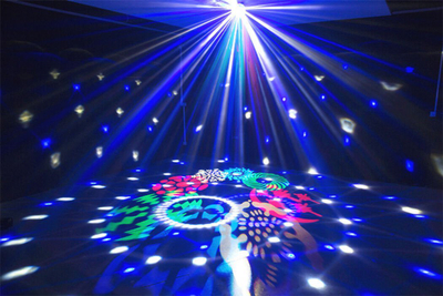 Efekt drite skenik Light4me Discush LED Flower Ball, 30W, DMX, RGBW, i bardhë