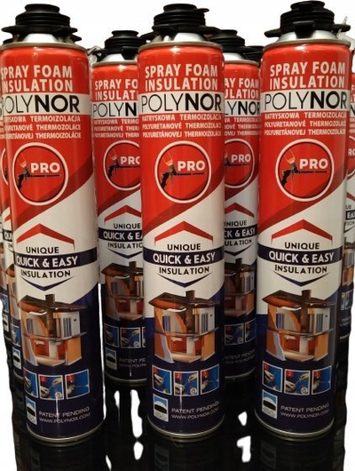 Shkumë izolimi Polynor Home, spray 750 ml, termike dhe akustike