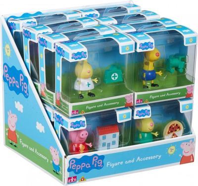 Lodër figurinë Peppa Pig Series II, me aksesore, shumëngjyrëshe
