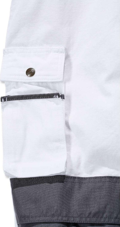 Pantallona cargo Carhartt me shumë xhepa, W32/L32, të bardha
