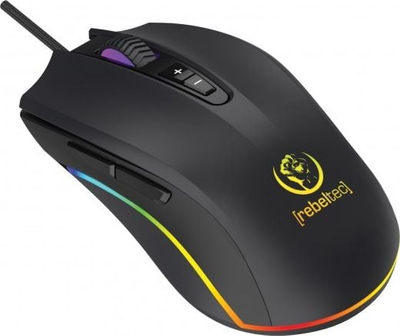 Maus gaming Rebeltec Predator, 6400 DPI, RGB, i zi
