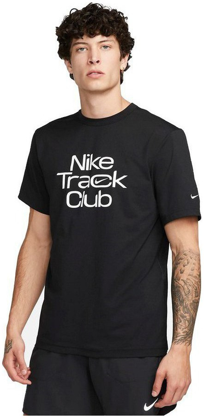 Bluzë sportive Nike Track Club, për meshkuj, e zezë