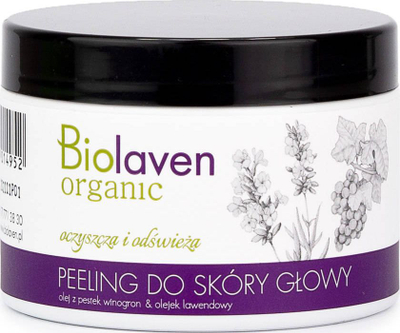 Peeling për kokën Biolaven organic universal, 150ml
