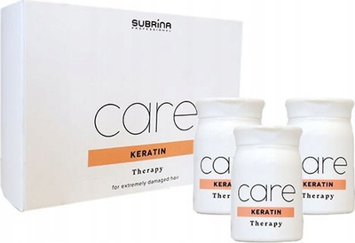 Serum flokësh Subrina Professional Care Keratin, për forcim, 6x10 ml, për goca