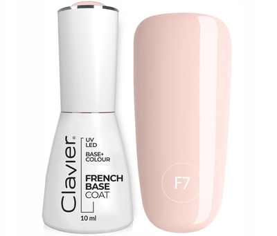 Bazë manikyr xhel Clavier French Base Yogo Shake F7, 10 ml, rozë nude