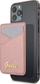 Kuletë kartash për celular Guess Saffiano GUWMSSASLPI, rozë 