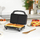 Aparat gofrash Salter Deep Fill, 900W, pllaka jo ngjitëse, i zi