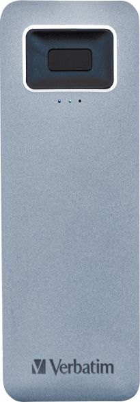 SSD i jashtëm Verbatim Executive Fingerprint Secure, 1TB, USB 3.1 Gen 1, gri