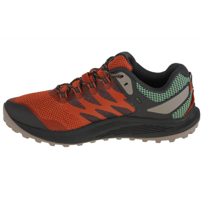 Atlete vrapimi në shteg Merrell Nova 3 Low për burra, me shollë Vibram TC5+, ngjyrë argjilë