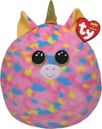 Jastëk pelush Ty Squish a Boo Fantasia Unicorn, 20cm, shumëngjyrësh
