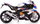 Motor lodër Daff RMZ BMW S1000RR 2020, shkalla 1:12, model gare, shumëngjyrësh