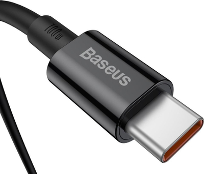 Kabllo karikimi Baseus CATYS-B01, USB Type C në USB Type C, 1m, 5A, i zi