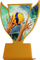 Trofeu Victoria Sport Volejboll, 10 cm, metal