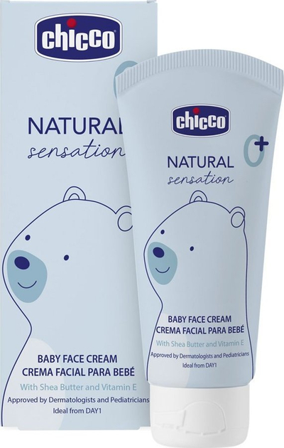 Krem fytyre Chicco Natural Sensation, për bebe, 50ml