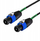 Kabllo audio SSQ SPEAKON5 SS 2052, me konektor Speakon, ngjyrë e zezë