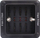 Kuti siguresash MTuning_F Fuse Box, 6x Type B, 12V, e zezë