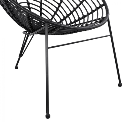 Kolltuk Allegra tip foleje metalike 73x83x86cm (HM5458.02), zezë