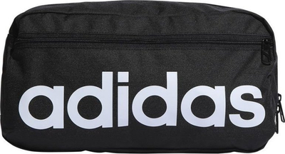 Çantë beli Adidas Linear X-Body HT4779, me rrip të rregullueshëm, xhepa me zinxhir, e zezë