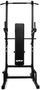 Kullë force me stol fitness VirtuFit Deluxe Strength Tower, multifunksionale, për stërvitje në shpi, e zezë