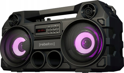 Kutizë zanore Bluetooth Rebeltec SoundBOX 465, portative, e zezë