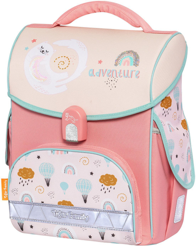 Çantë shkolle Tiger Family GCS Backpack, ergonomike, për kalamaj, rozë