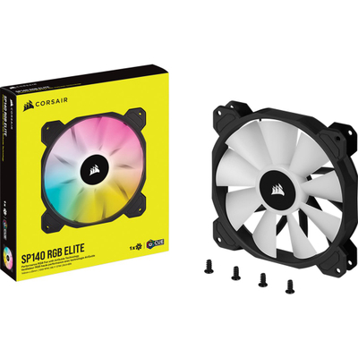 Ventilator kase Corsair SP140 RGB ELITE, 140mm, RGB, i zi
