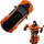 Lodër makinë‑robot me pult, 1:14, 2.4GHz, portokalli