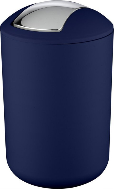 Kosh plehrash Wenko Brasil, 6.5L, kapak lëkundës, blu e errët