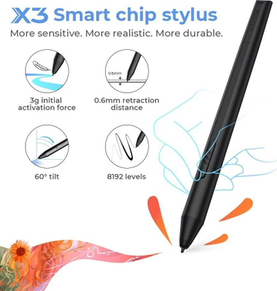 Tablet grafik XP-Pen Artist 10 2nd, 10.1", 8192 nivele presioni, jeshil