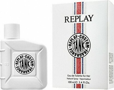 Parfum Replay Tank Custom for Her, EDT, 30ml, i bardhë