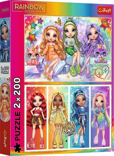 Set lojrash Rainbow Dolls MGA Rainbow High, 200 copa, shumëngjyrësh