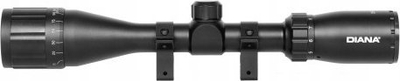 Shënjestër optike Diana 3-9x40 AO Duplex, tub 1", e zezë