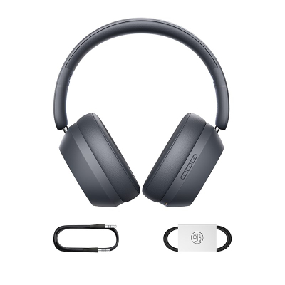 Kufje pa tela Baseus Bass 35 Max, Bluetooth 5.3, 50 orë bateri, gri