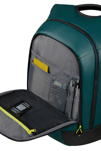 Çantë Shpine Samsonite Ecodiver L Ngjyrë Gur Kali / Lime