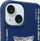 Këllëf telefoni Audi Nimmy Case për iPhone 15 6.1", me figurë Glasses Cool Cat, blu