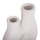 Vazo dekorative tavoline NAMENTIS HM4665.02L, terrakotë, 27×13.5×37 cm, e bardhë