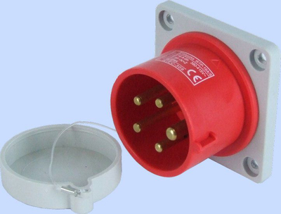 Prizë paneli Elektromet 922030, 16A, 400V IP44, e kuqe